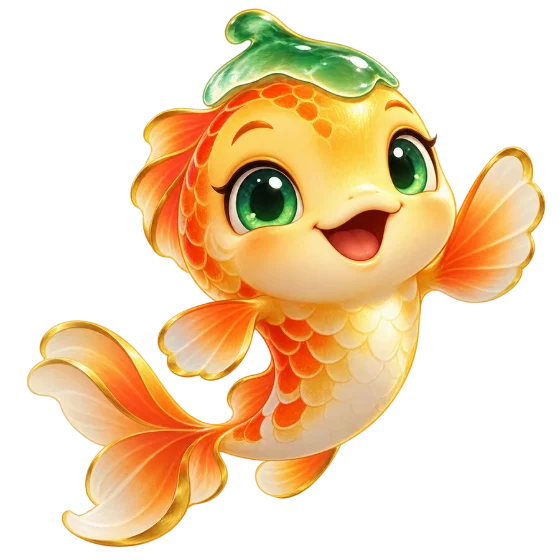 Lumi, a golden koi
